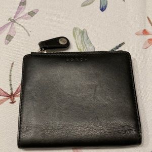 Leather coach wallet